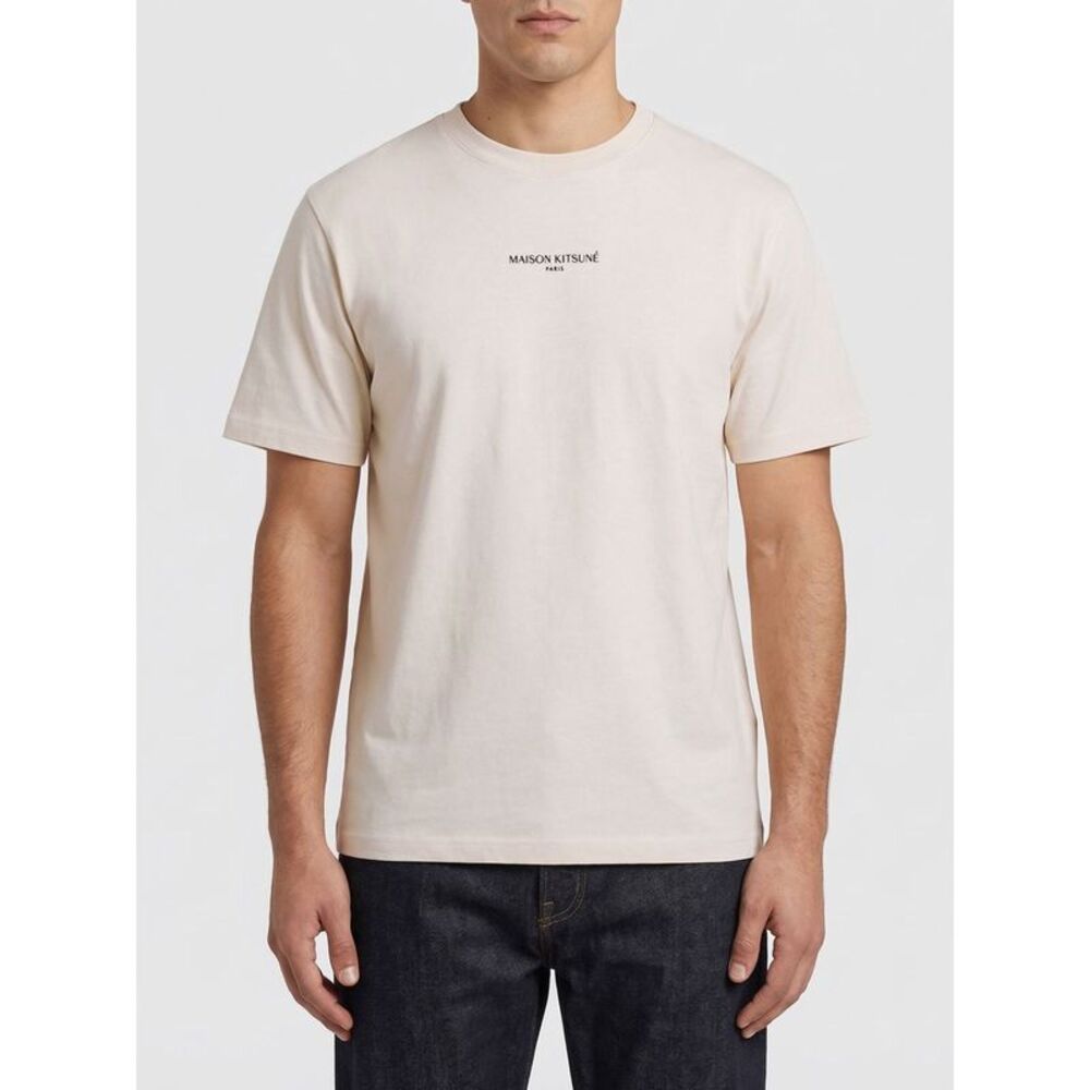 Maison Kitsune T-Shirt Men Beige